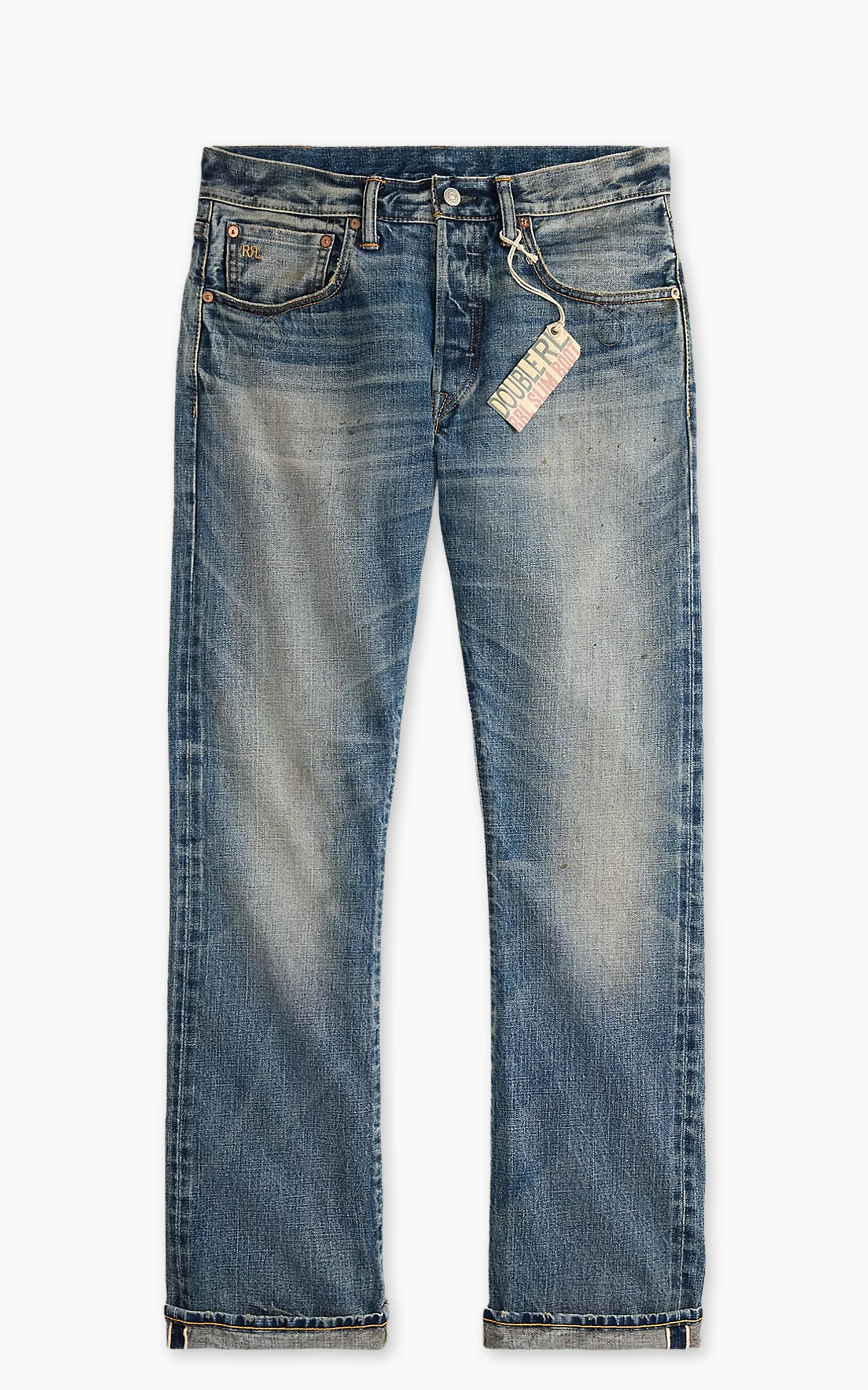 RRL Slim Boot Briarfield Selvedge Jean Briarfield Wash