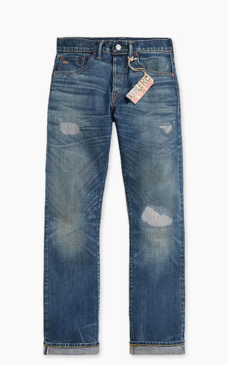 RRL Slim Boot Sutton Repaired Selvedge Jean Sutton Wash