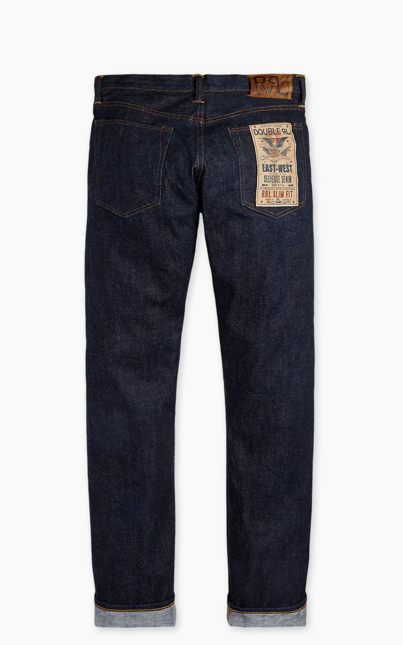 RRL Slim Fit Selvedge Jean Indigo Rinse - Image 2