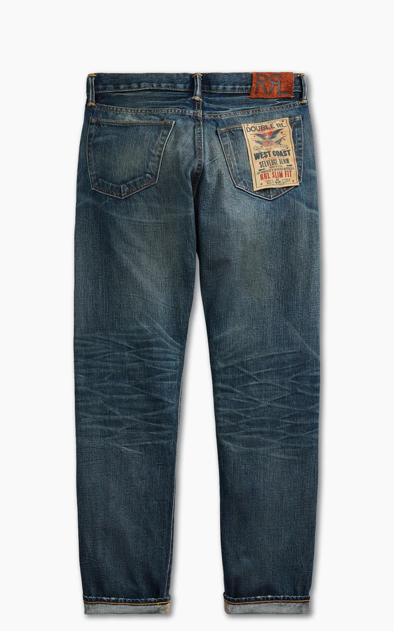 RRL Slim Fit Selvedge Jean Ridgecrest Wash - Image 3