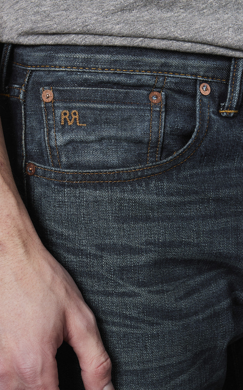 RRL Slim Fit Selvedge Jean Ridgecrest Wash - Image 5