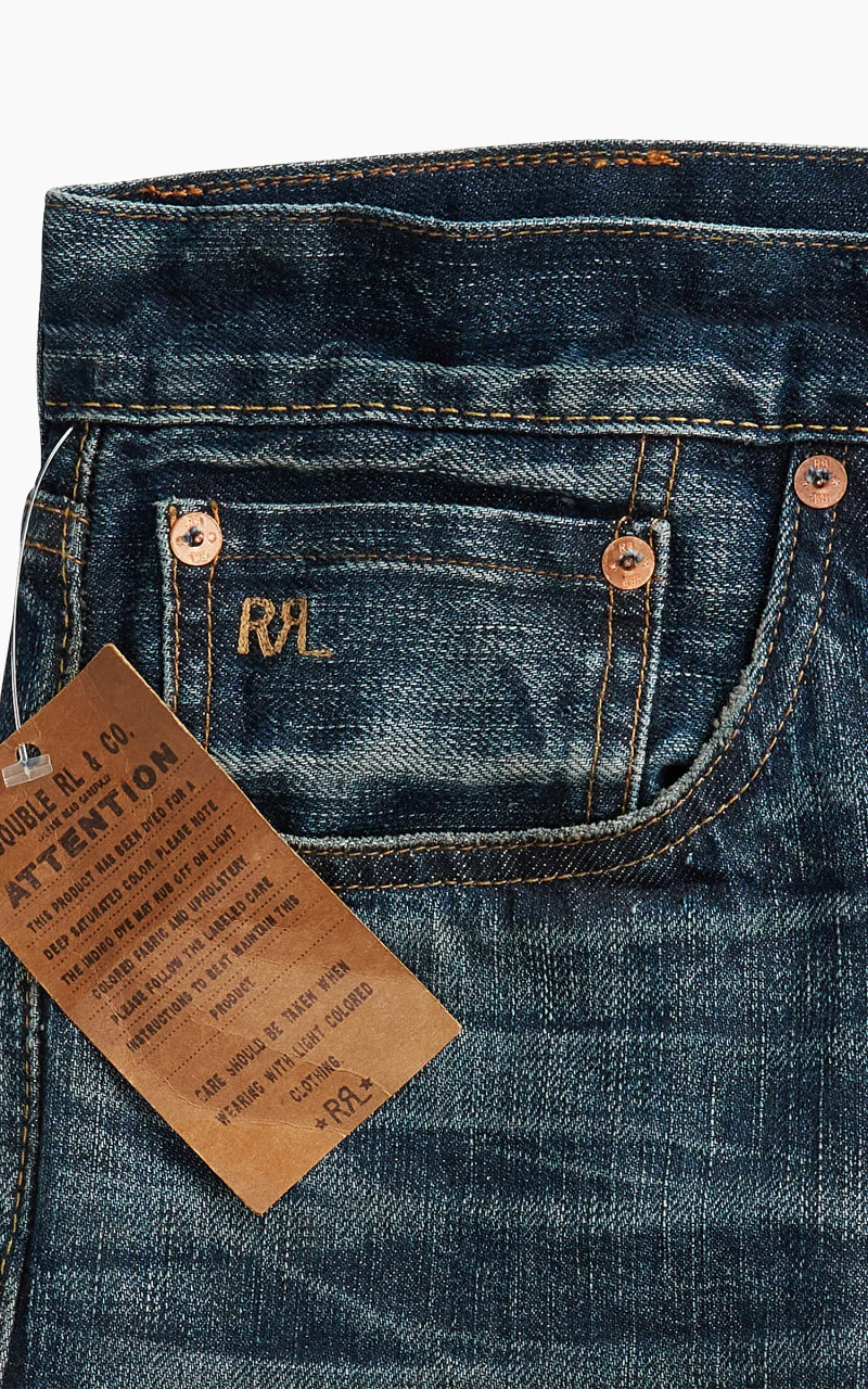 RRL Slim Fit Selvedge Jean Ridgecrest Wash - Image 6
