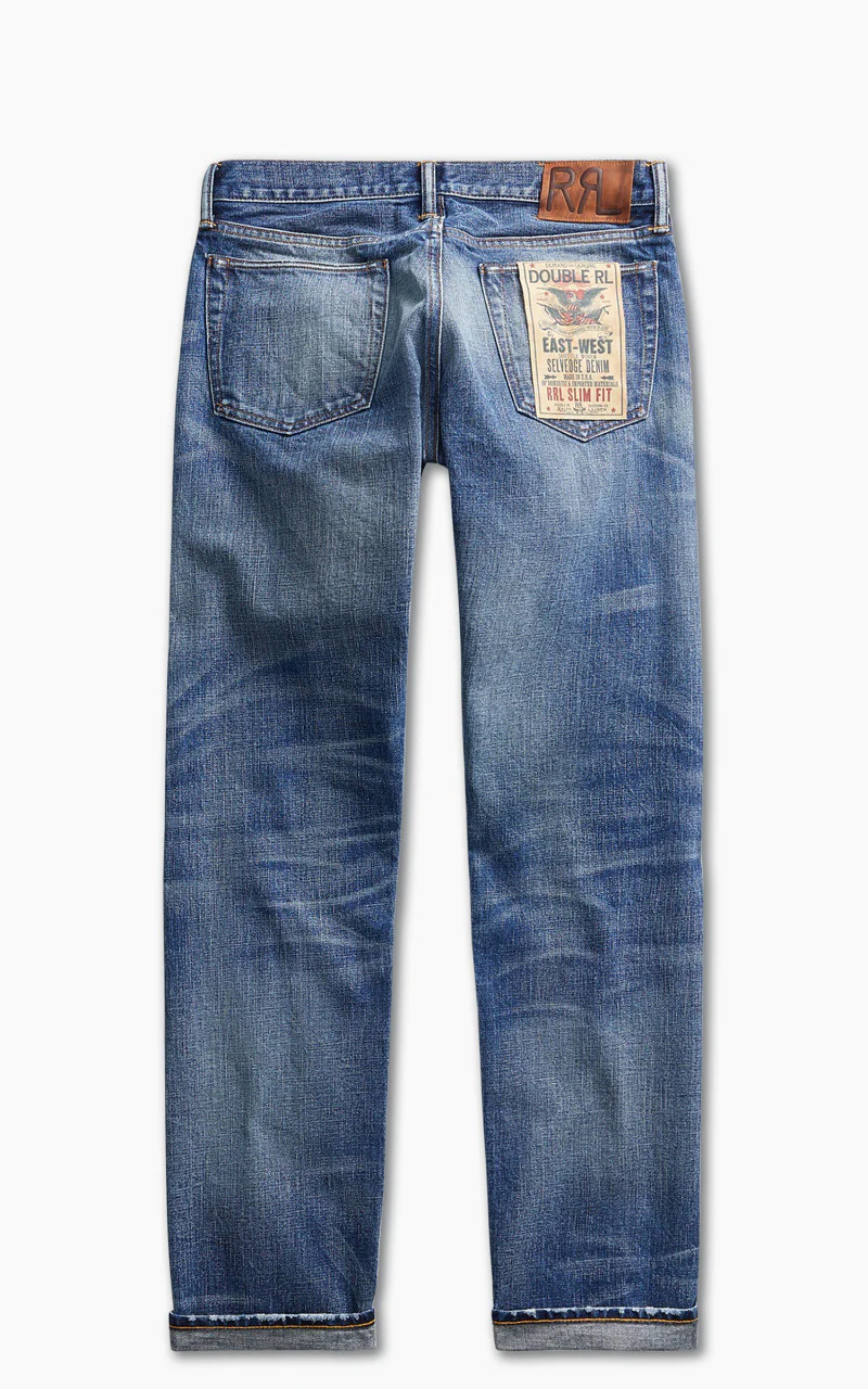 RRL Slim Fit Selvedge Jean Hillsview Wash - Image 2