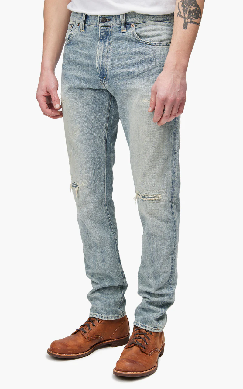 RRL Slim Narrow Jeans Stratham Wash - Image 3