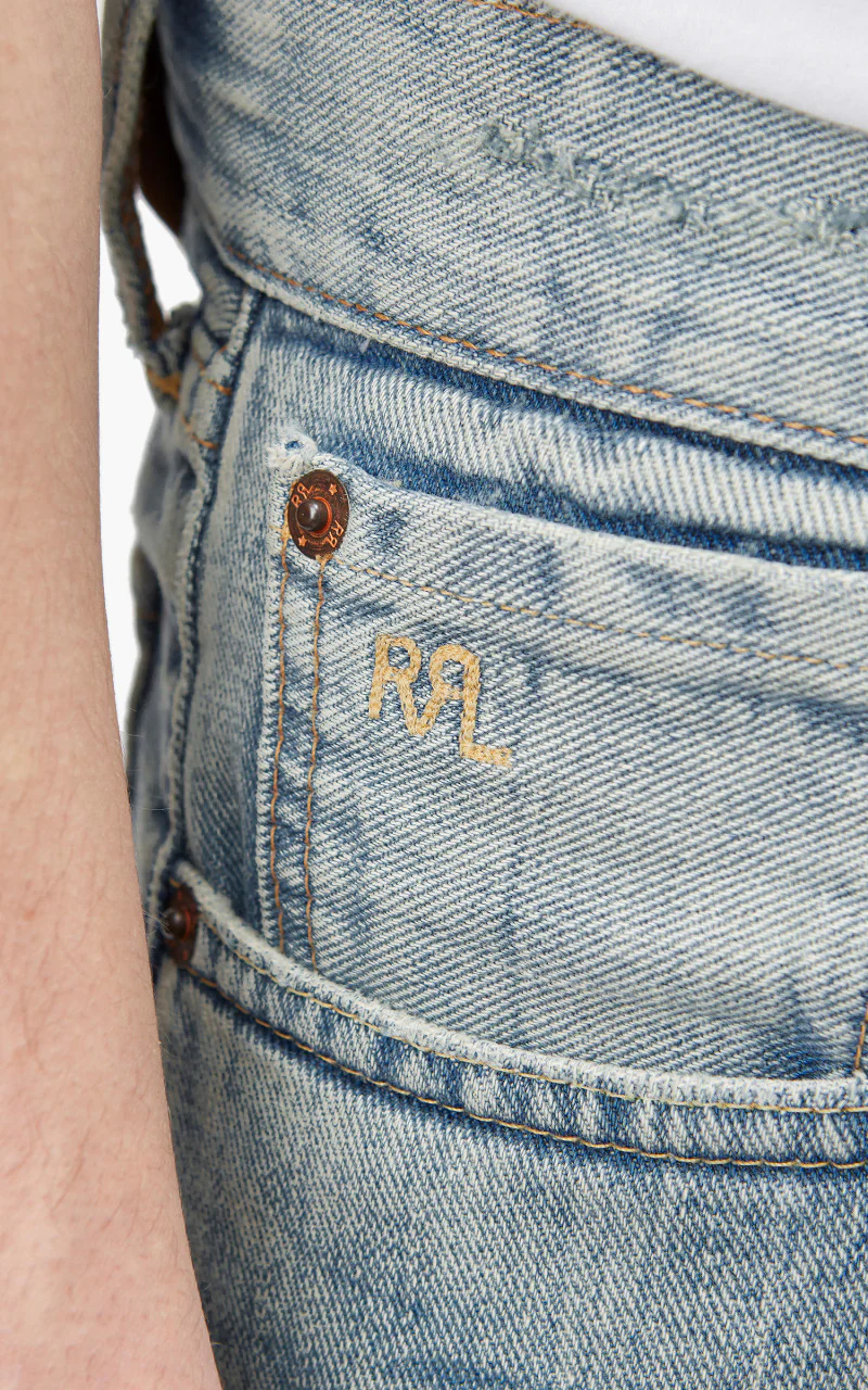 RRL Slim Narrow Jeans Stratham Wash - Image 7