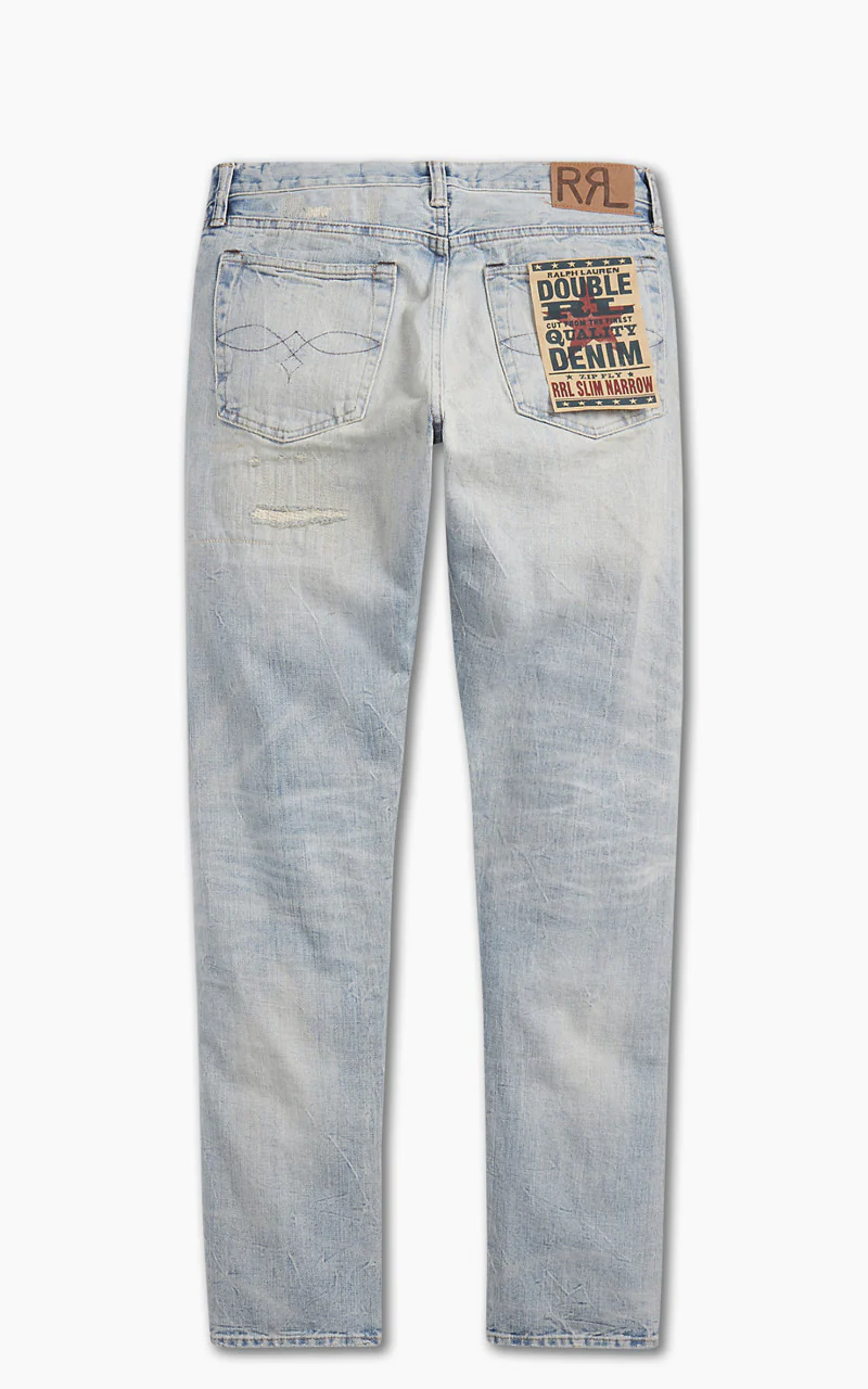 RRL Slim Narrow Jeans Stratham Wash - Image 8