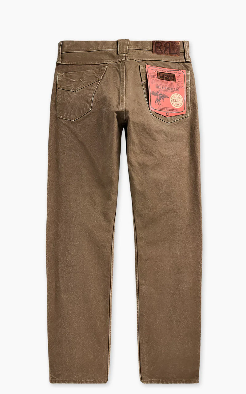 RRL Straight Canvas Trouser Limited Edition Medium Brown - Image 2