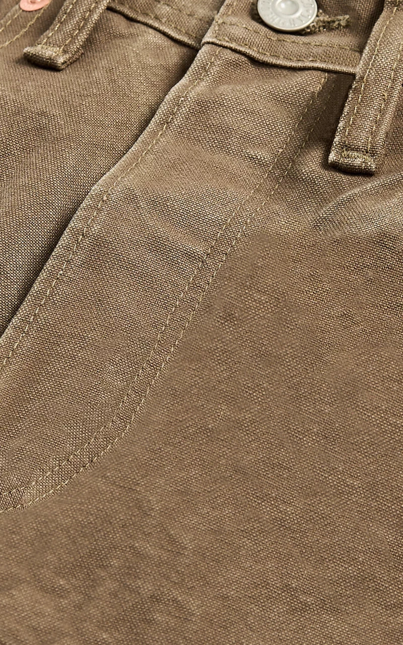 RRL Straight Canvas Trouser Limited Edition Medium Brown - Image 3