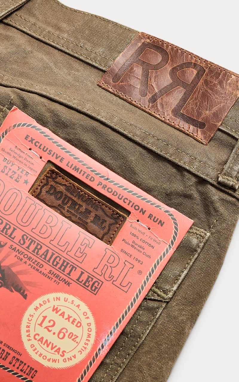 RRL Straight Canvas Trouser Limited Edition Medium Brown - Image 5