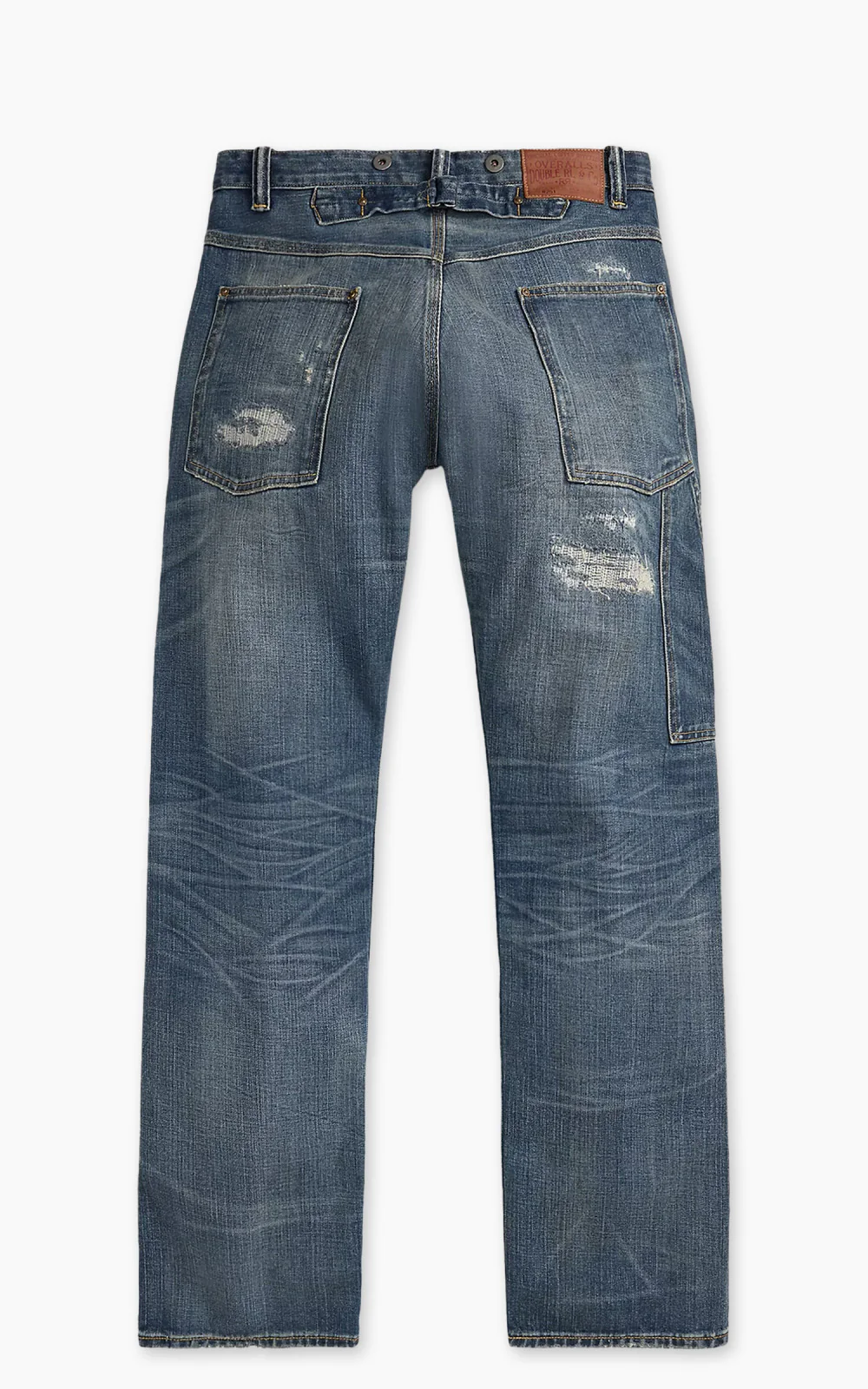 RRL Straight Fit Brayton Distressed Jean Brayton Wash - Image 3