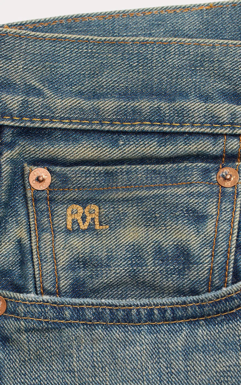 RRL Straight Fit Milner Selvedge Jean Milner Wash - Image 2