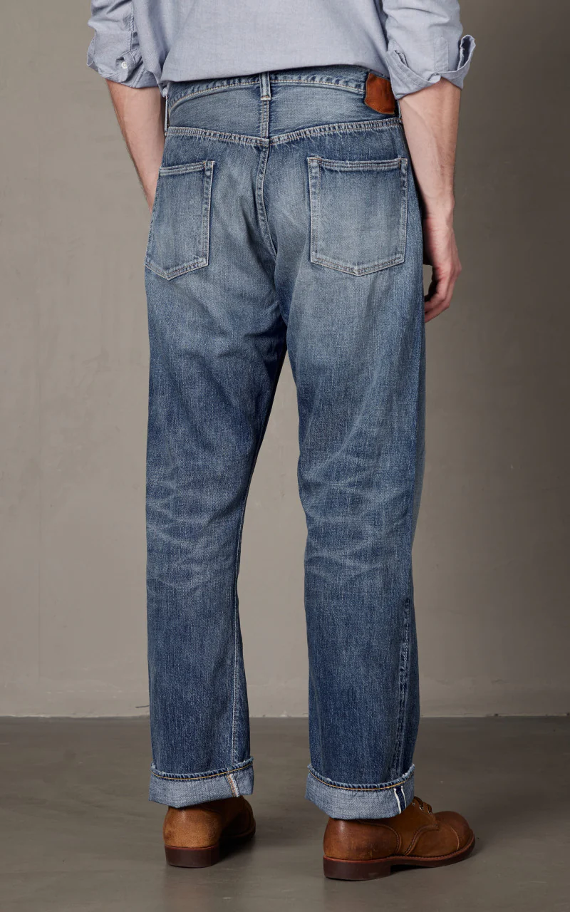 RRL Straight Fit Selvedge Jean Hillsview Wash - Image 7