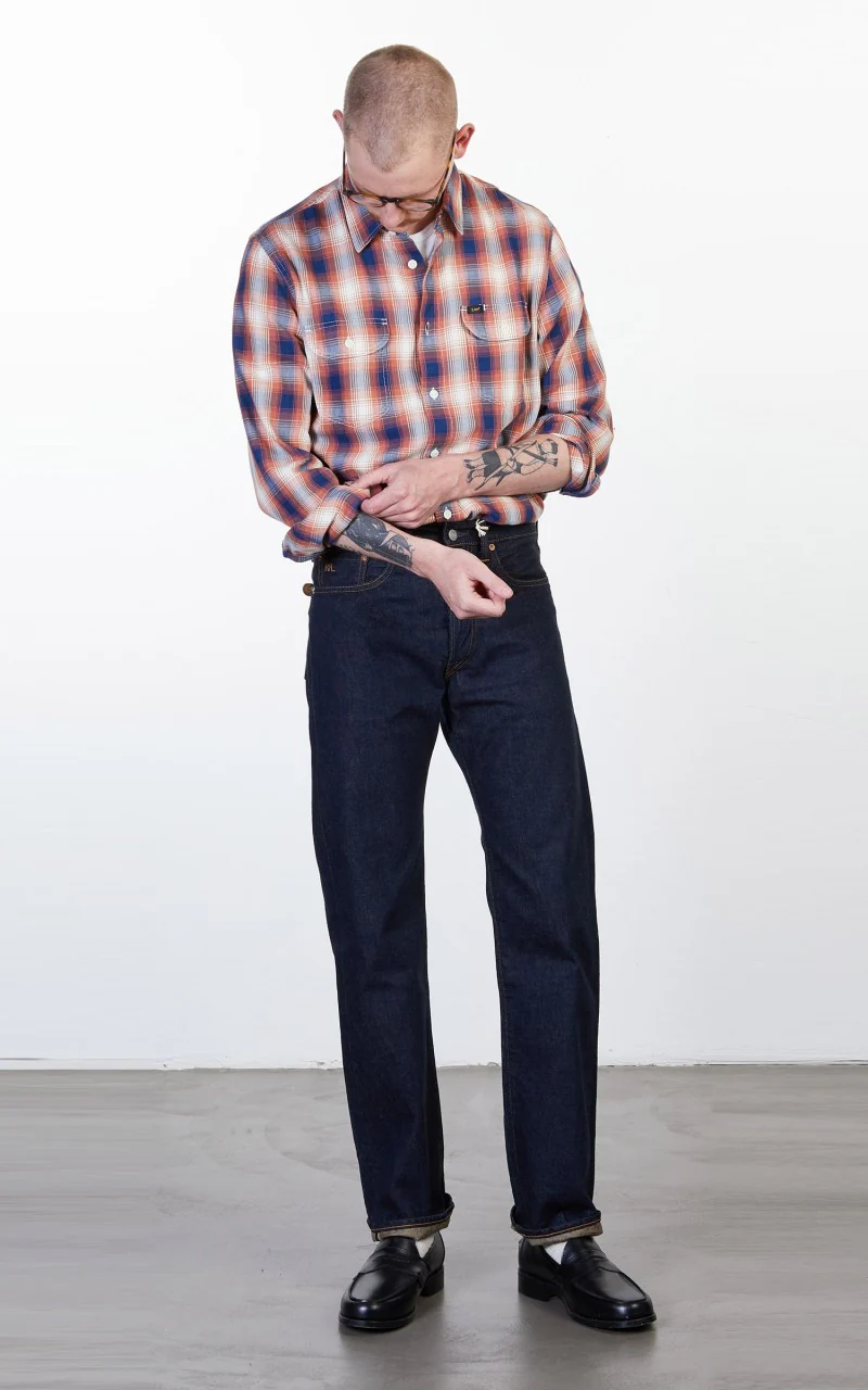 RRL Straight Fit Selvedge Jean One Wash - Image 3