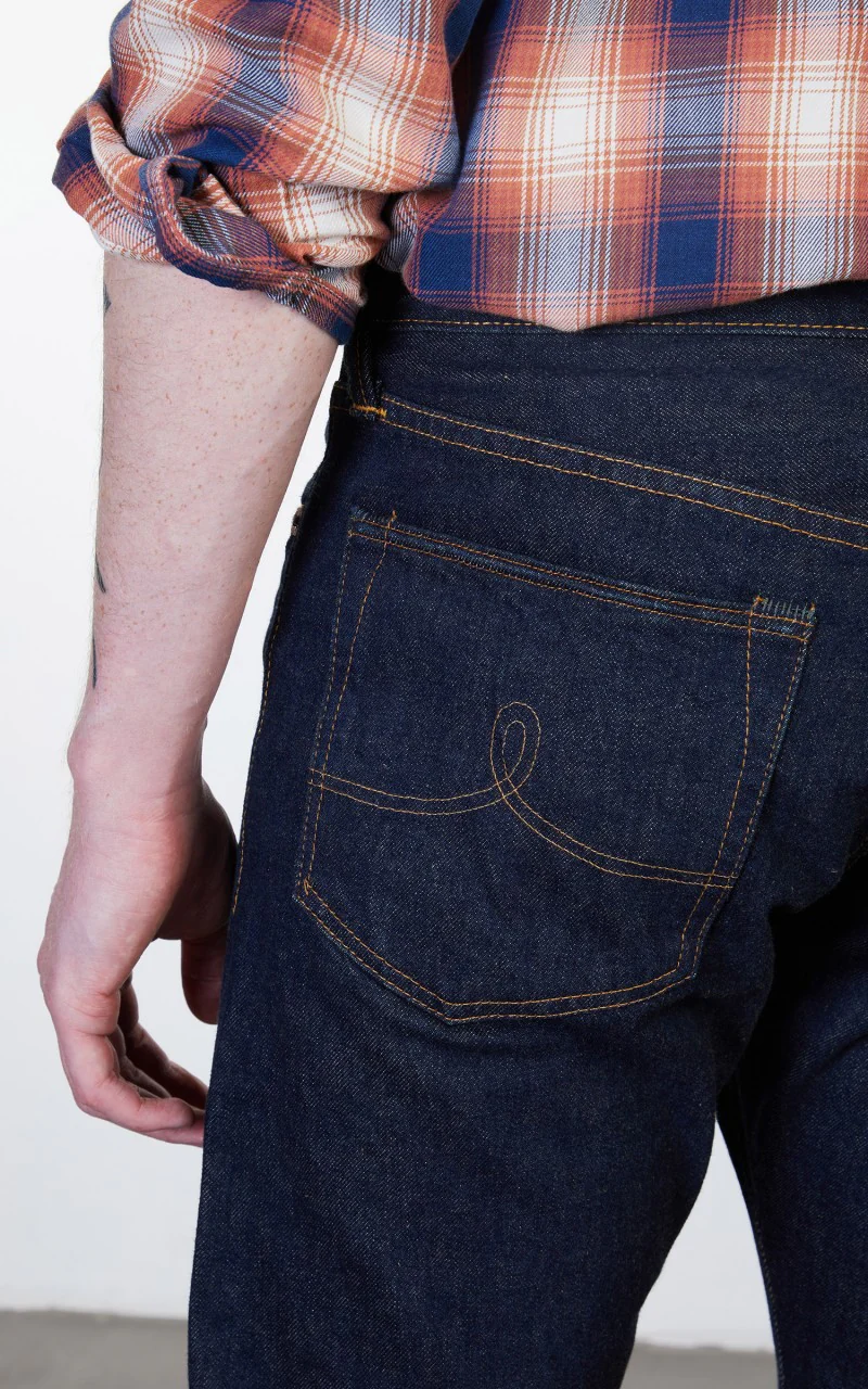 RRL Straight Fit Selvedge Jean One Wash - Image 9