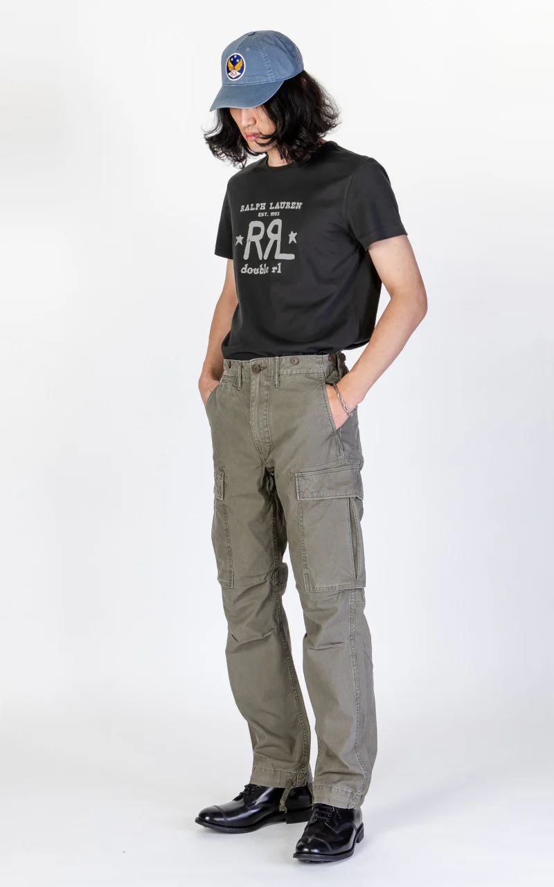 RRL Surplus Cargo Pant Olive - Image 2