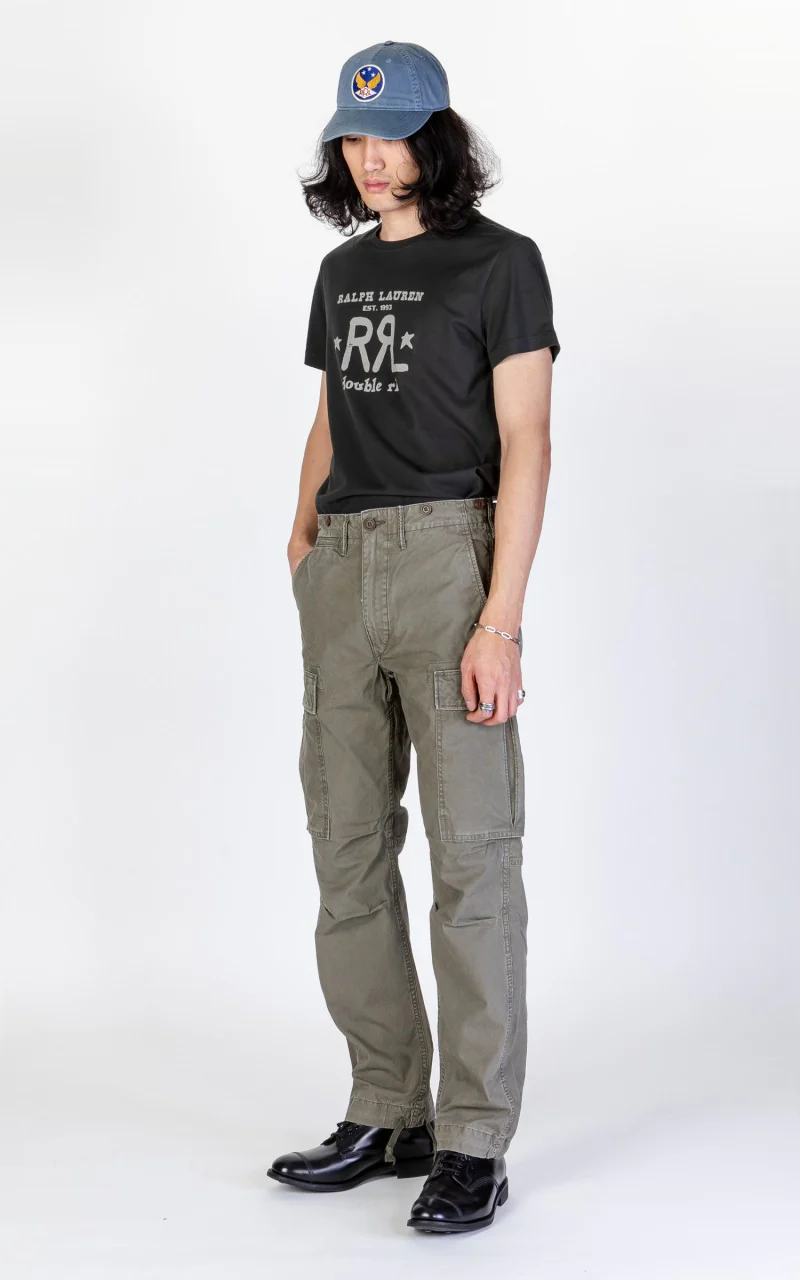 RRL Surplus Cargo Pant Olive - Image 4