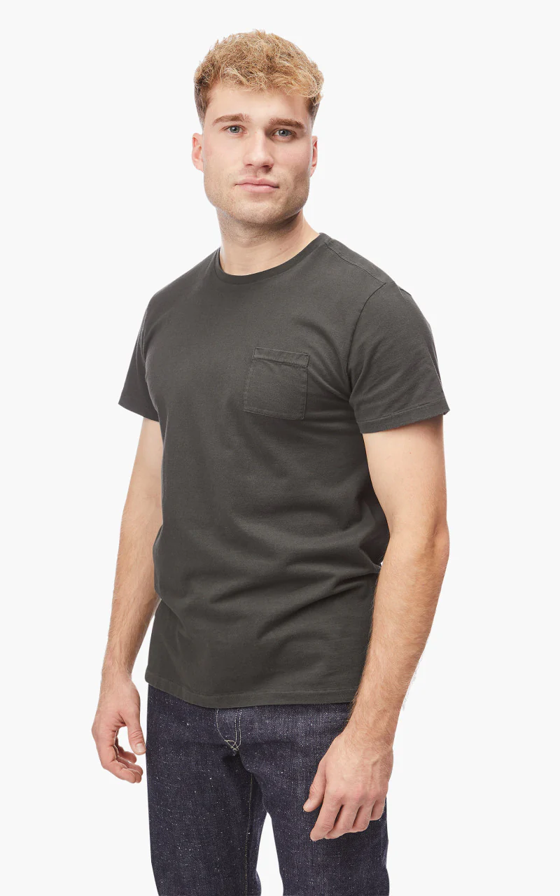 RRL Tube Pocket Tee Black - Image 3