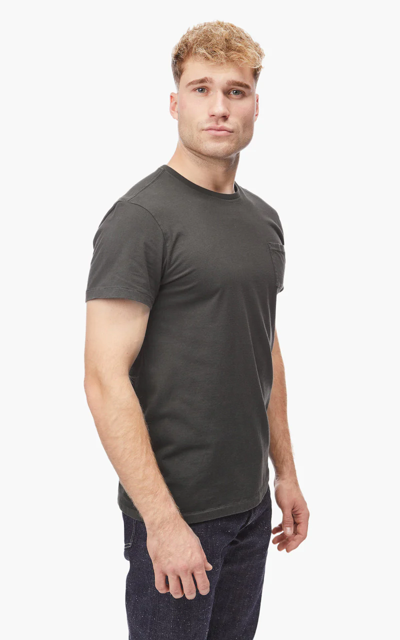 RRL Tube Pocket Tee Black - Image 4