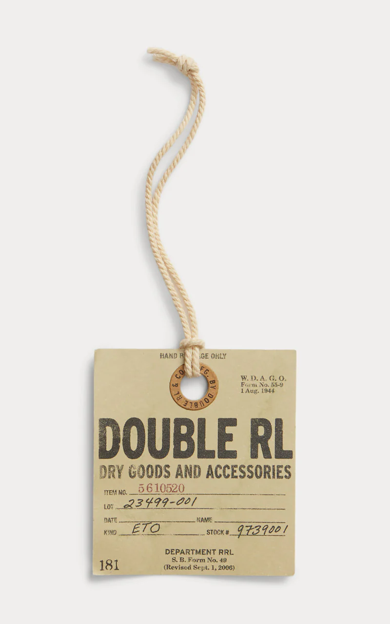 RRL Tumbled Leather Belt Brown - Image 5
