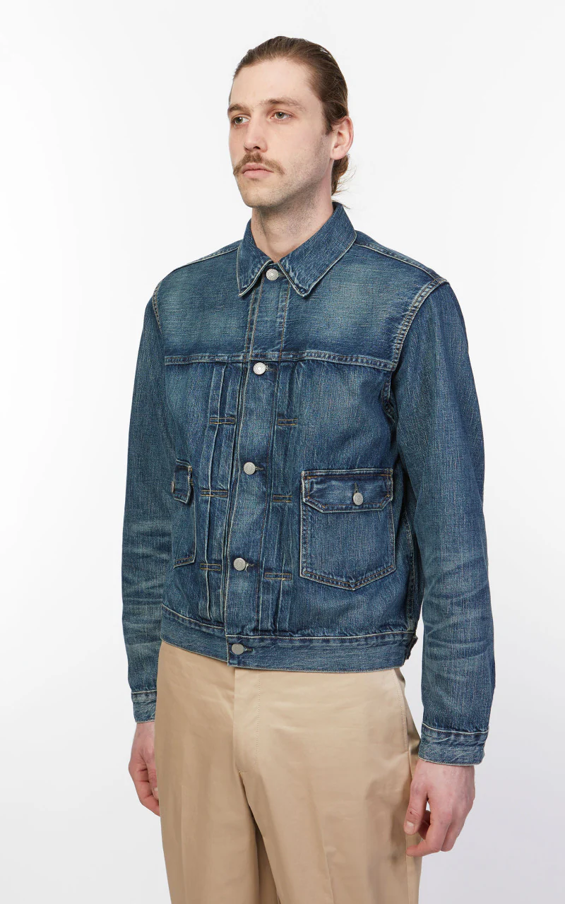RRL Type 2 Trucker Denim Jacket Selvedge Overdale Wash - Image 5