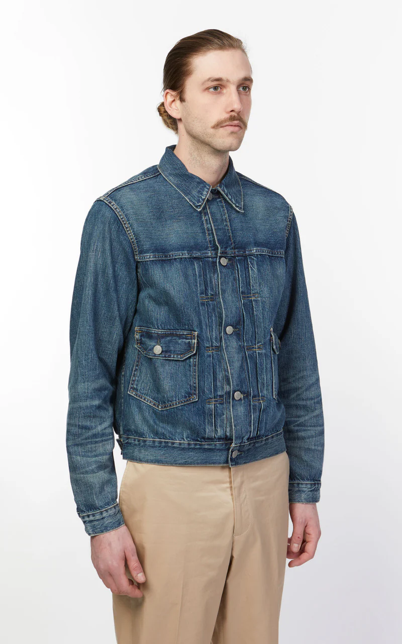 RRL Type 2 Trucker Denim Jacket Selvedge Overdale Wash - Image 6