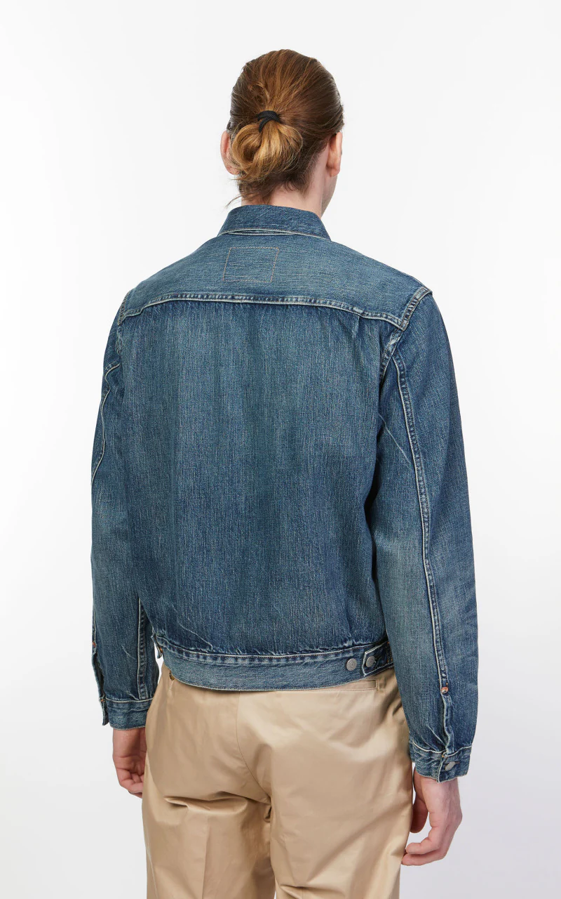 RRL Type 2 Trucker Denim Jacket Selvedge Overdale Wash - Image 7