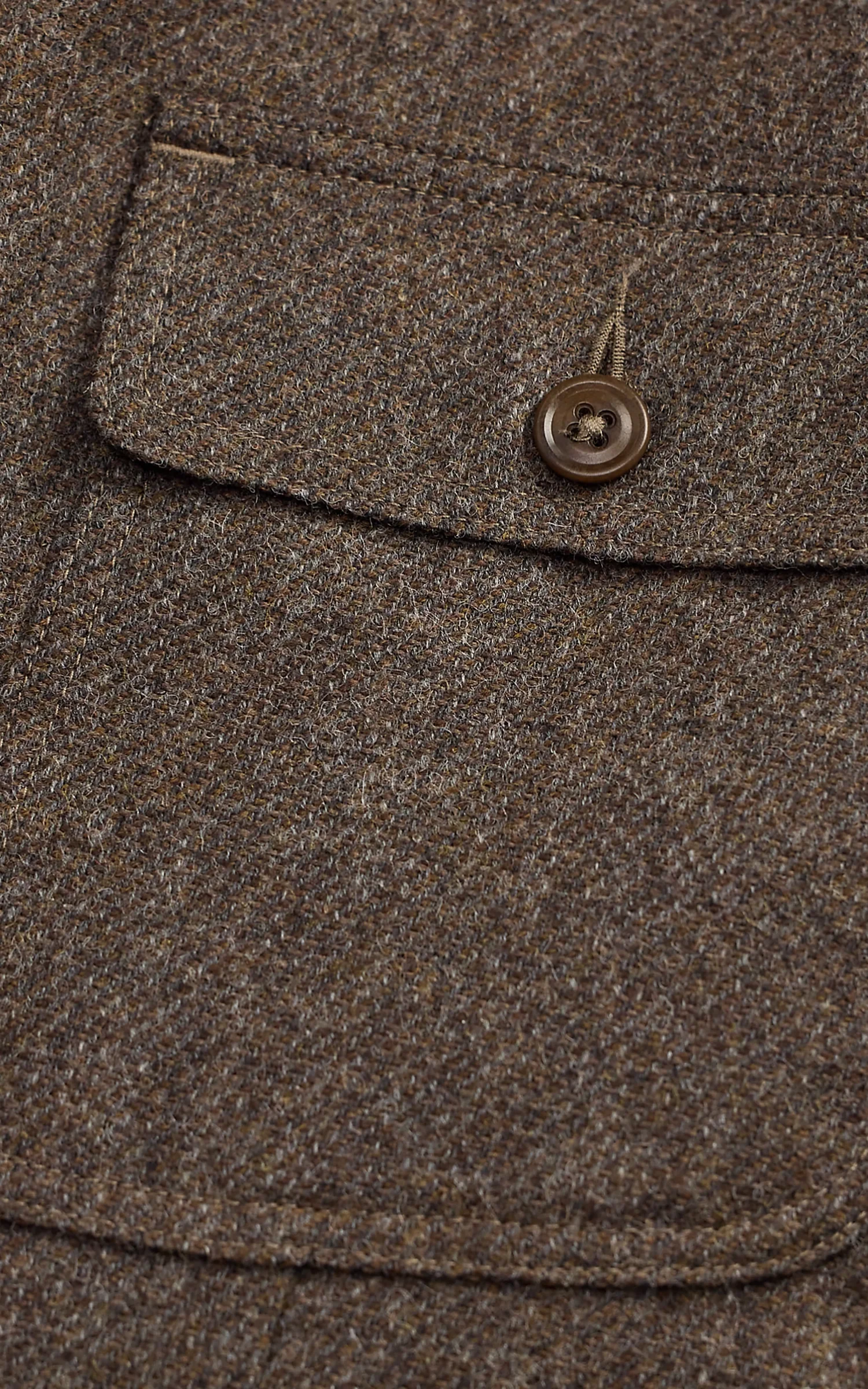 RRL Unconstructed Wool-Blend Blazer Vintage Brown - Image 4