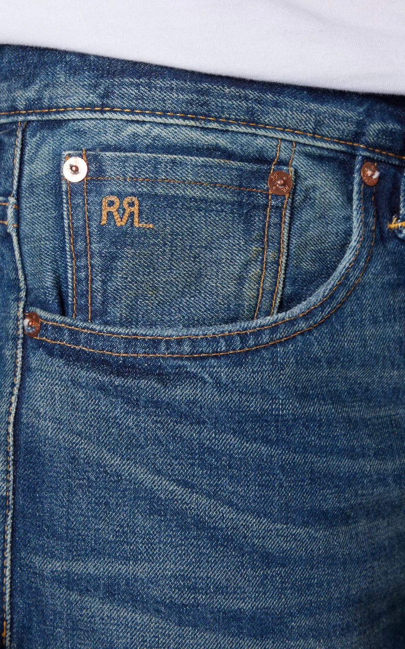 RRL Vintage 5-Pocket Fit Jean Grandfalls Wash - Image 12