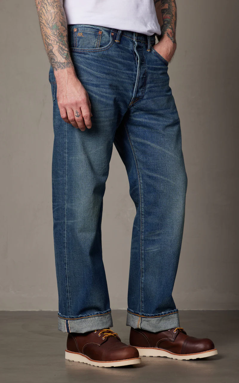 RRL Vintage 5-Pocket Fit Jean Grandfalls Wash - Image 3