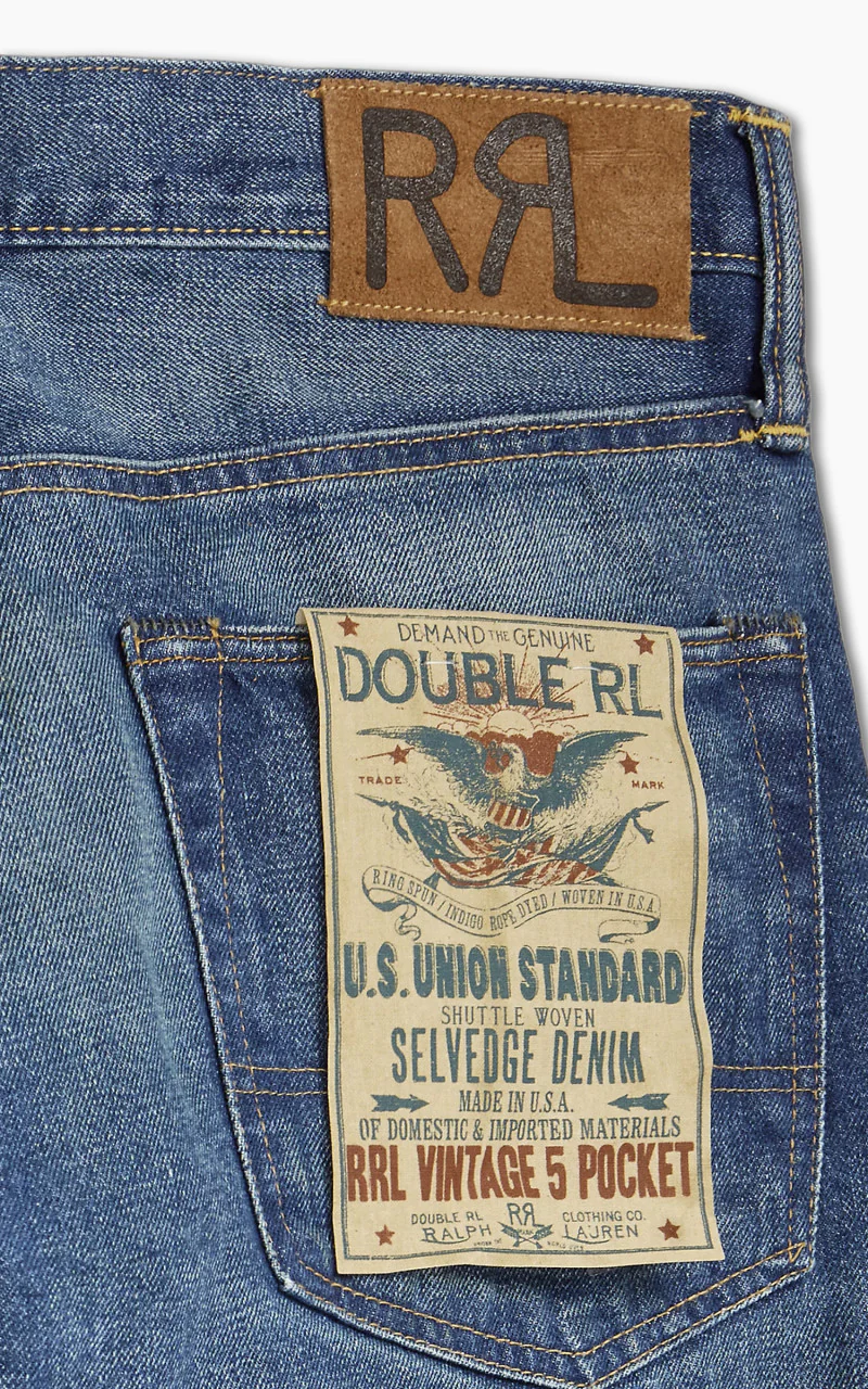 RRL Vintage 5-Pocket Fit Jean Grandfalls Wash - Image 8