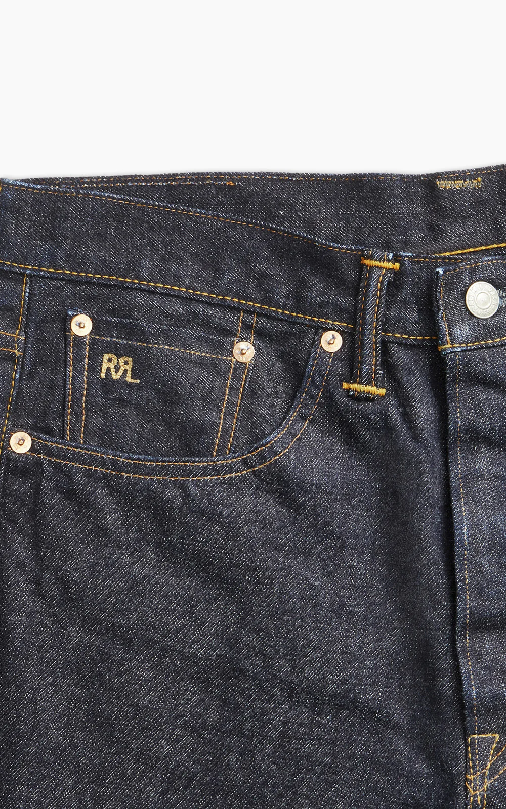 RRL Vintage 5-Pocket Jean East-West Selvedge Indigo - Image 3
