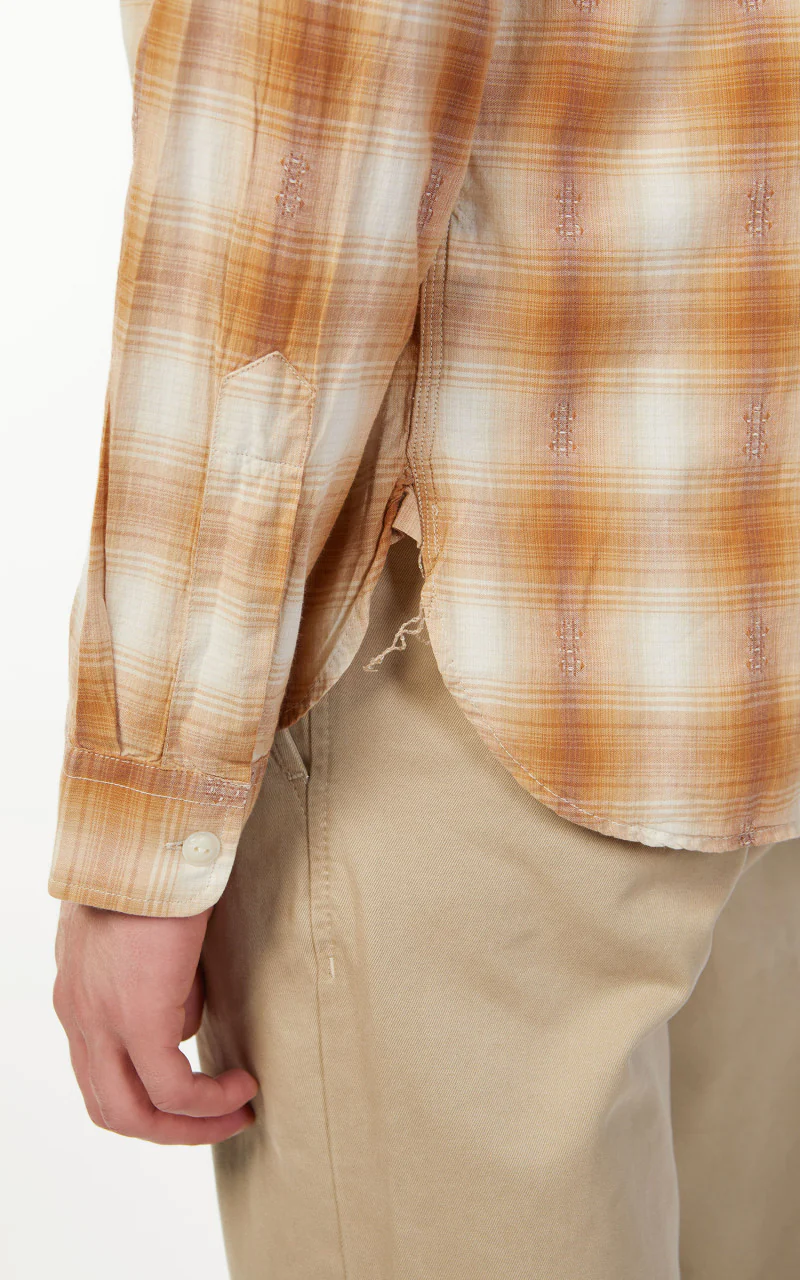 RRL Work Shirt Tan/Cream - Image 7
