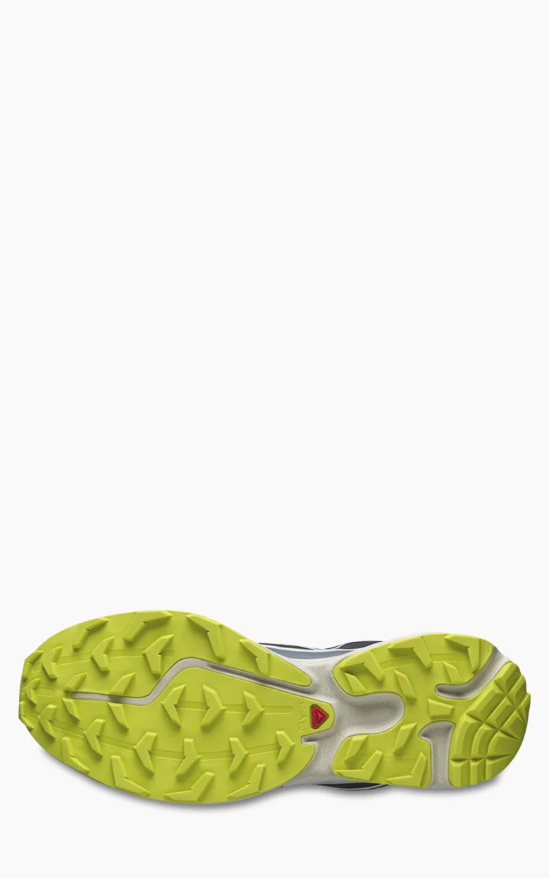 Salomon XT-6 Gore-Tex Sneakers Night Sky/China Blue/Lime - Image 4
