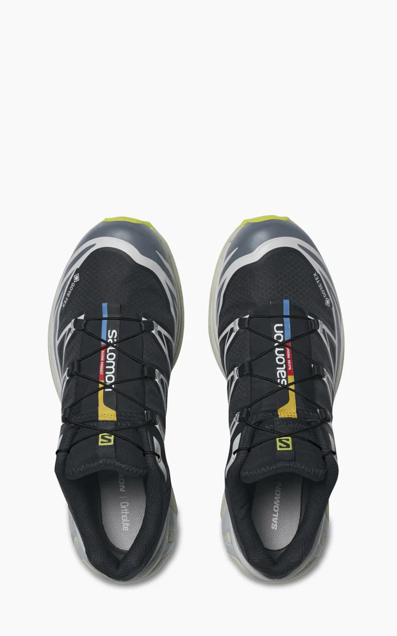 Salomon XT-6 Gore-Tex Sneakers Night Sky/China Blue/Lime - Image 6