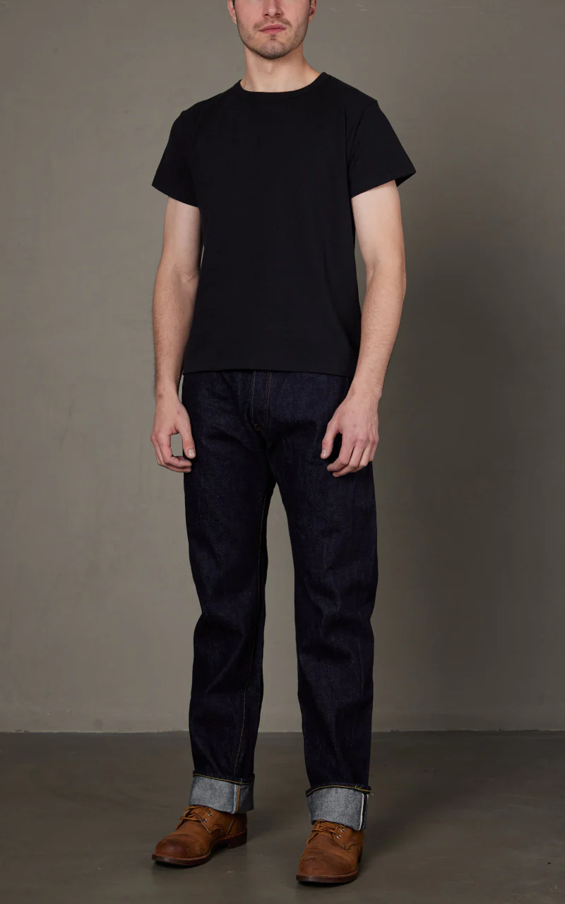 Samurai Jeans SJ2PST-Crew Plain Crew Neck 2-Pack T-Shirt Black - Image 2