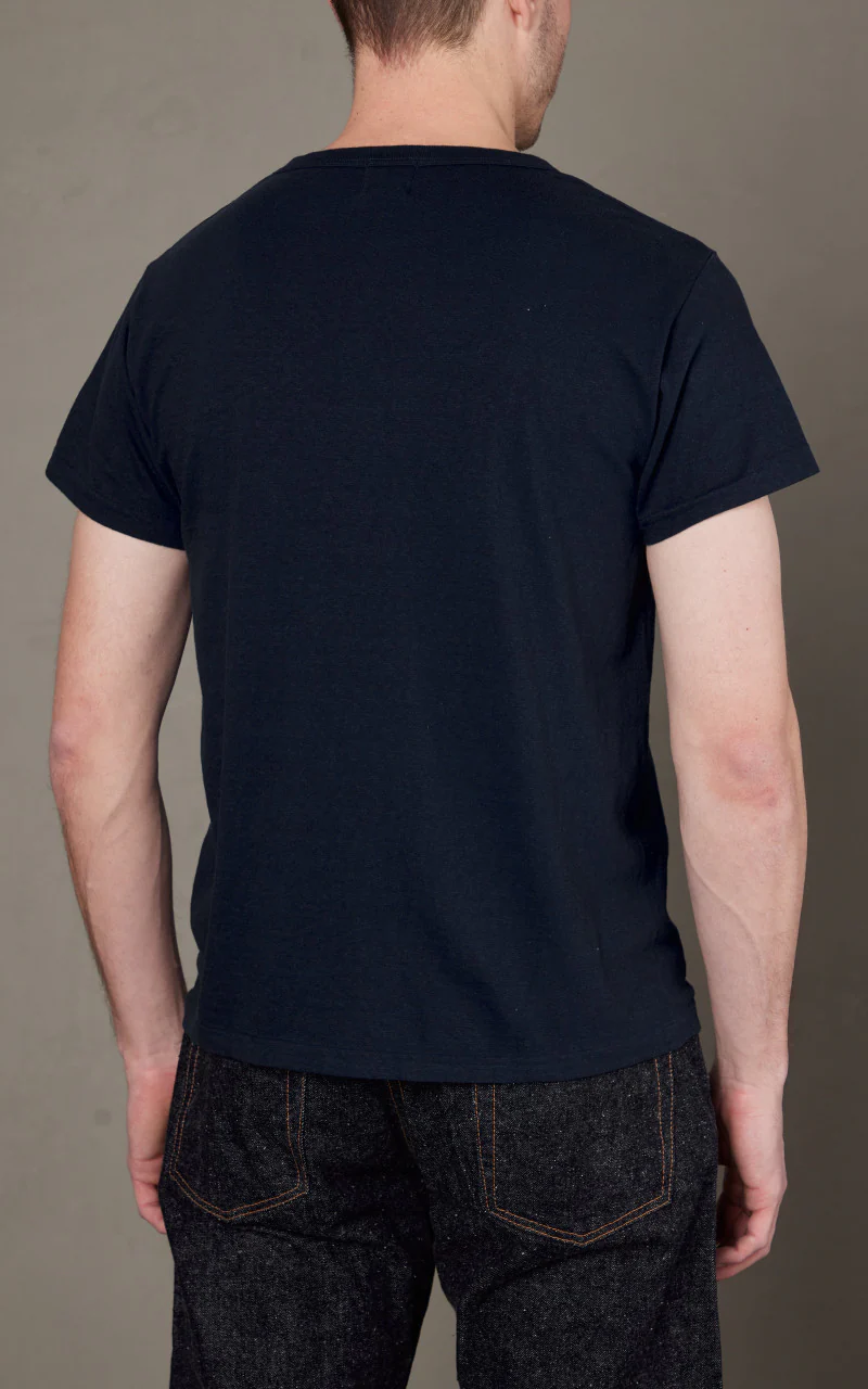 Samurai Jeans SJ2PST-Crew Plain Crew Neck 2-Pack T-Shirt Navy - Image 5