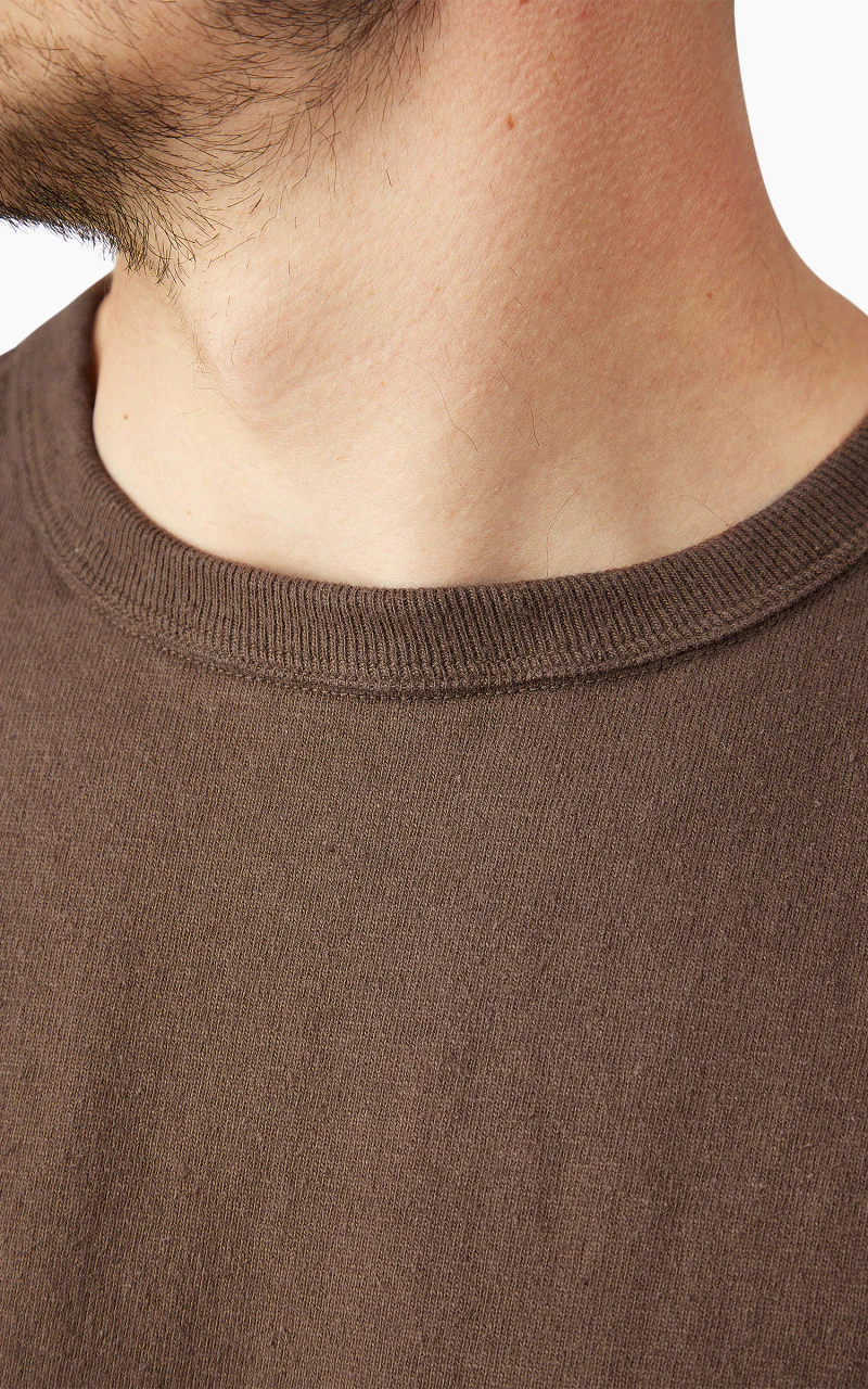 Samurai Jeans SJST-SC03 Japanese Cotton Made Pocket Tee Kuri Dark - Image 5