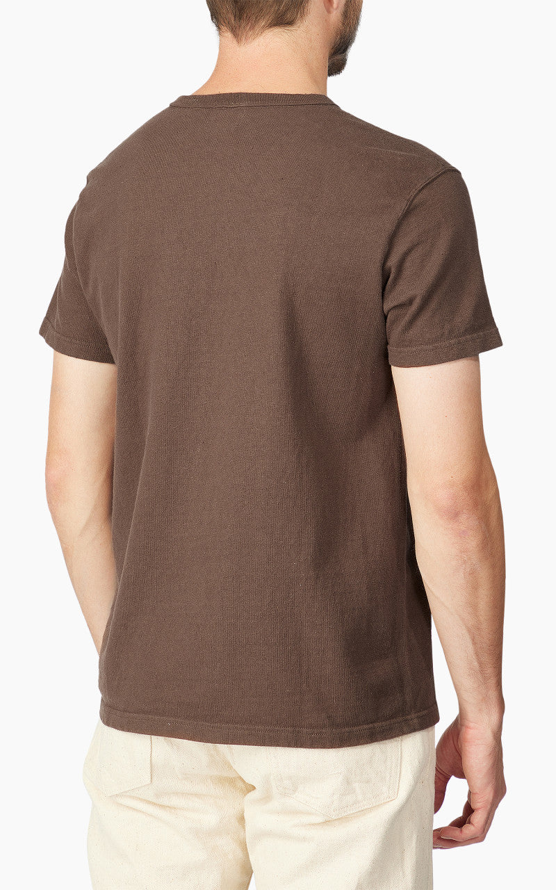 Samurai Jeans SJST-SC03 Japanese Cotton Made Pocket Tee Kuri Dark - Image 6