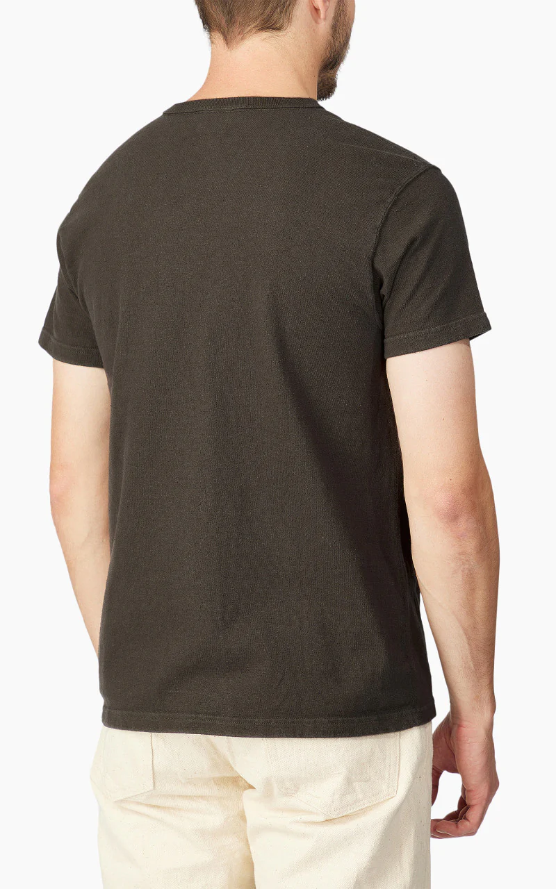 Samurai Jeans SJST-SC03 Japanese Cotton Made Pocket Tee Kuromame - Image 6