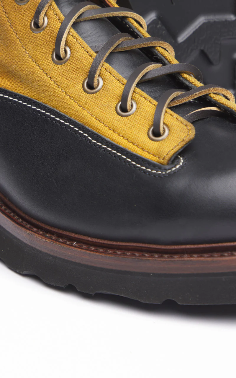 Sandmann Prisoner Boots Black Waxed Gold - Image 4
