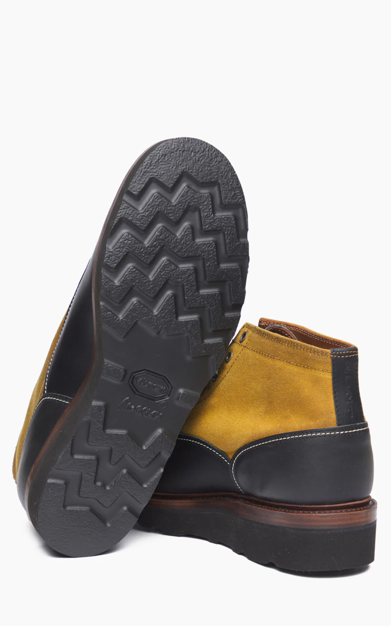 Sandmann Prisoner Boots Black Waxed Gold - Image 5