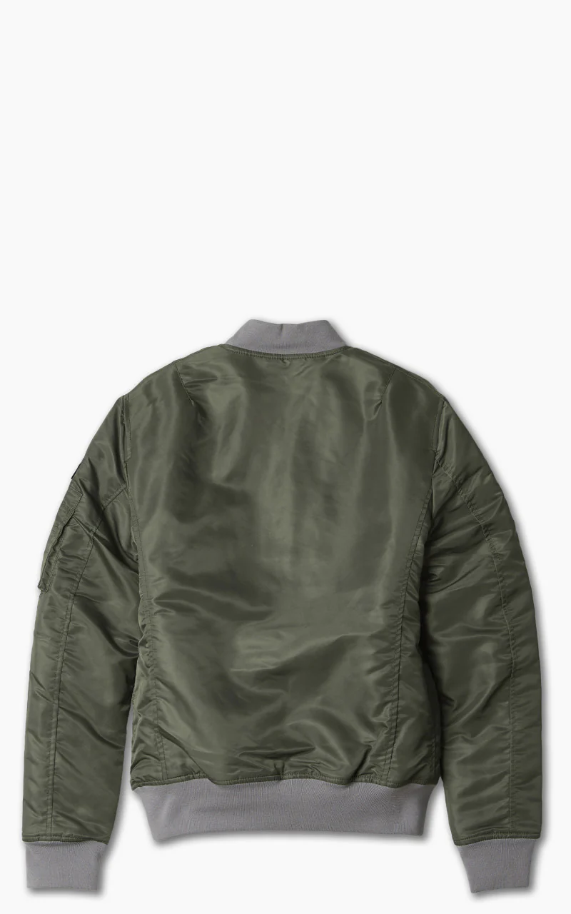 Schott NYC Airforce RS Bomber Jacket Sage Khaki - Image 3