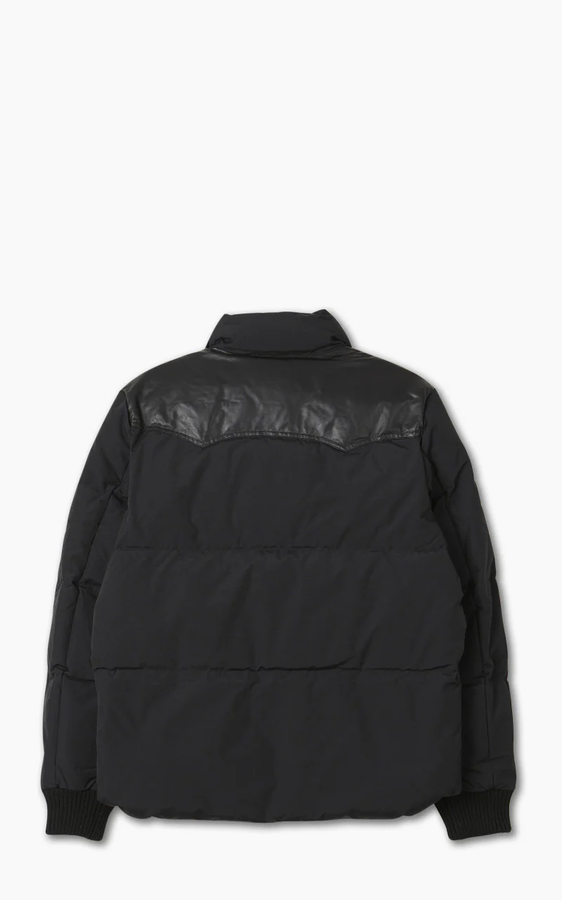 Schott NYC Blackburn Rancher Puffer Jacket Black - Image 4