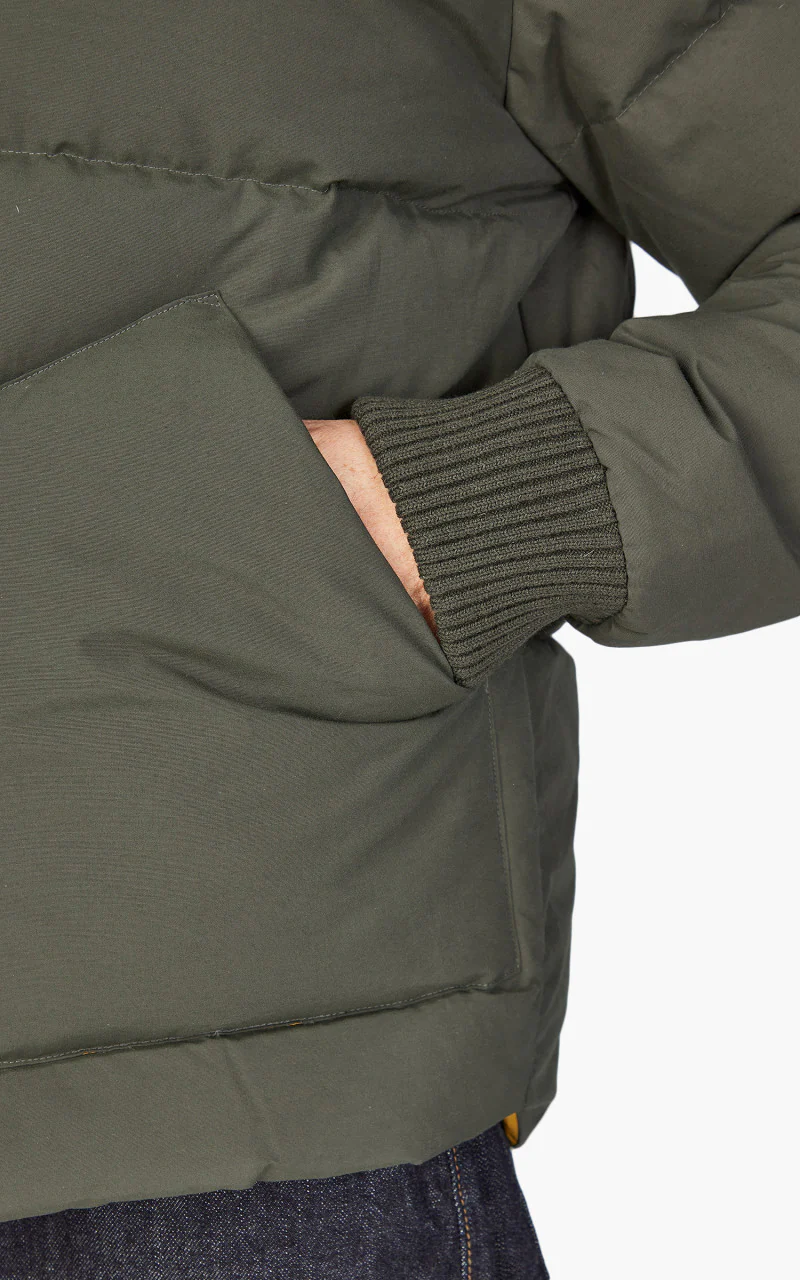 Schott NYC Blackburn Rancher Puffer Jacket Khaki - Image 7