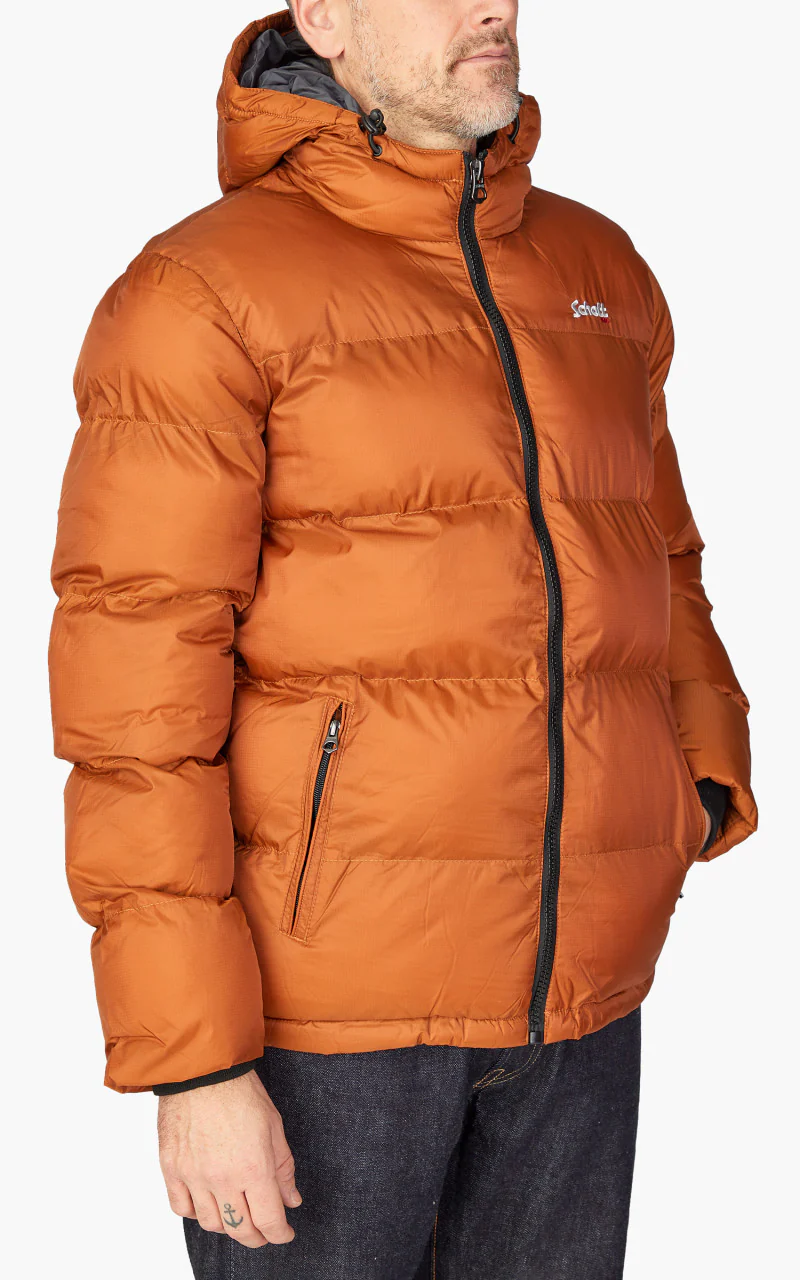 Schott NYC IDAHO2 Puffer Jacket Rust - Image 4
