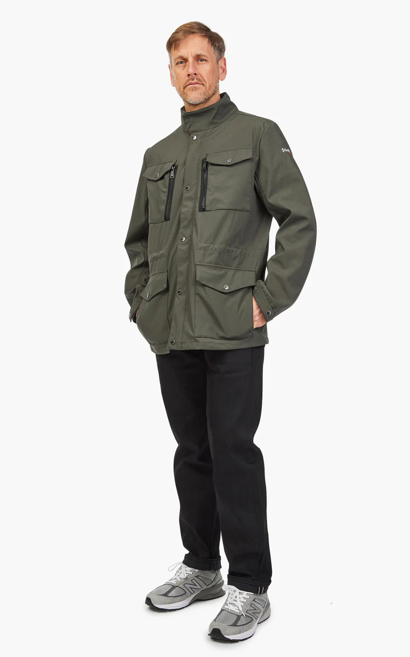 Schott NYC Konnor Field Jacket Khaki - Image 4