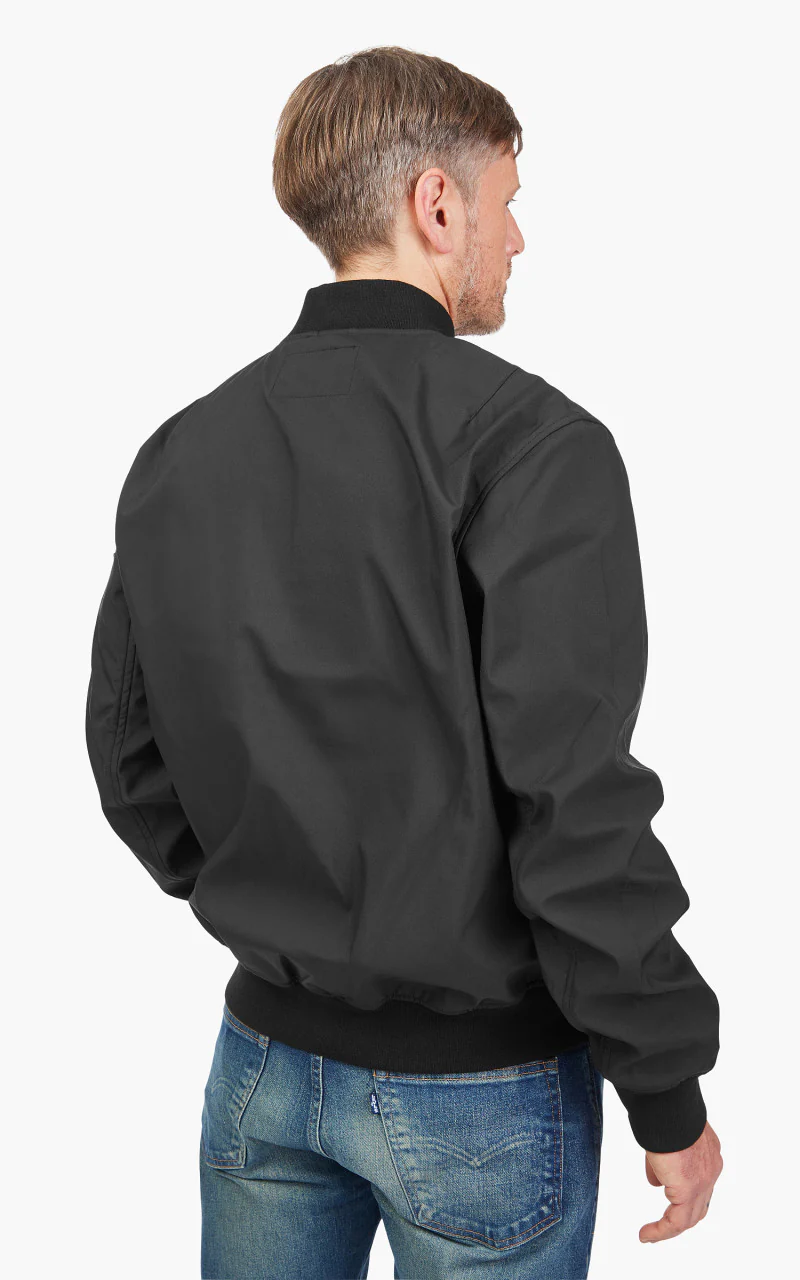 Schott NYC Kyson Bomber Jacket Black - Image 6
