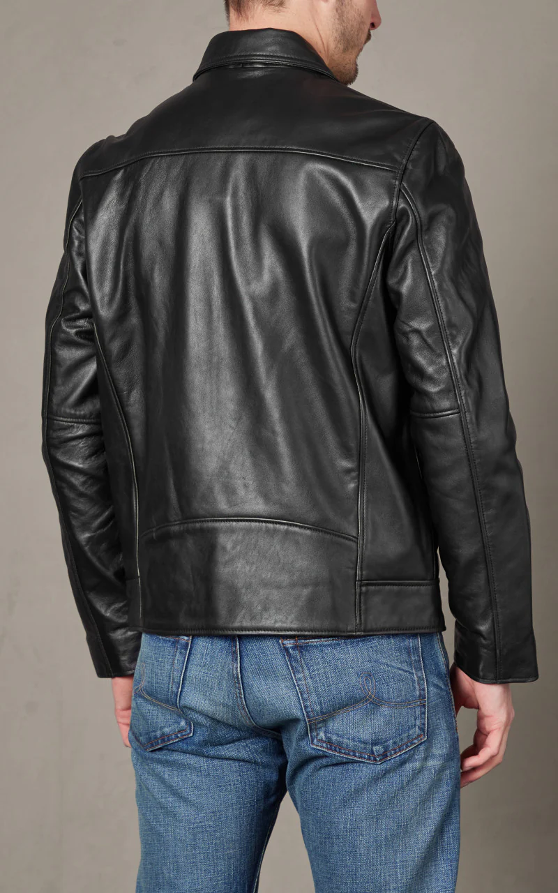 Schott NYC LC Tampa Leather Jacket Black - Image 5