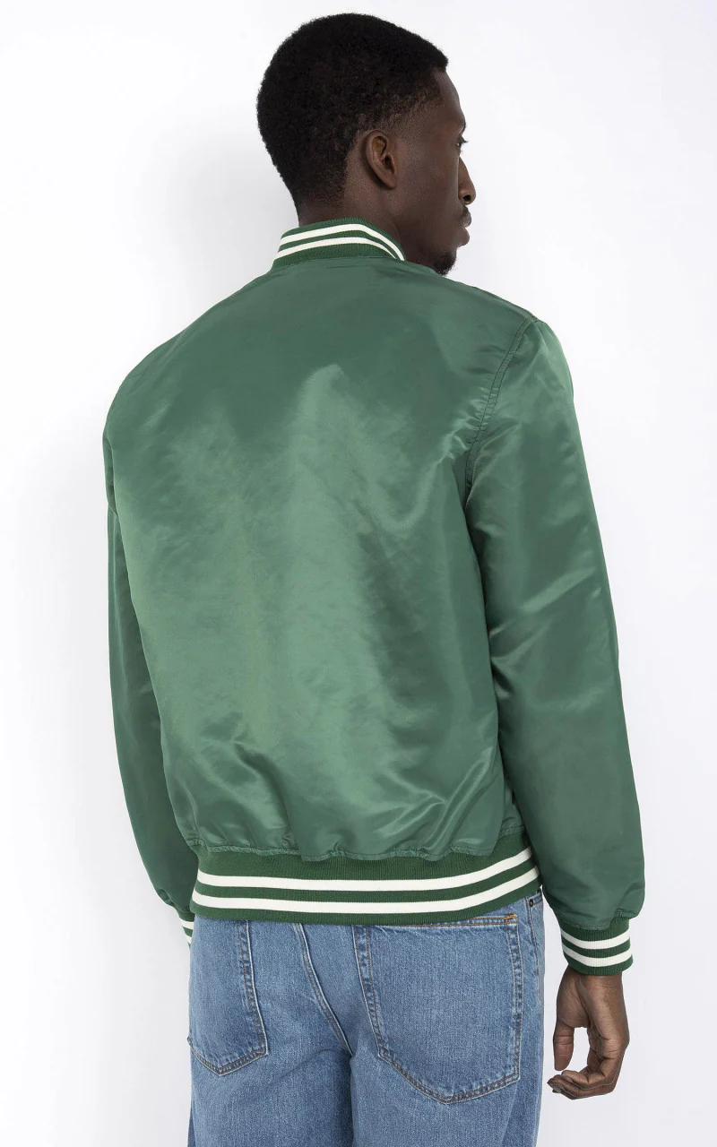 Schott NYC Princeton1 Varsity Jacket Green - Image 5