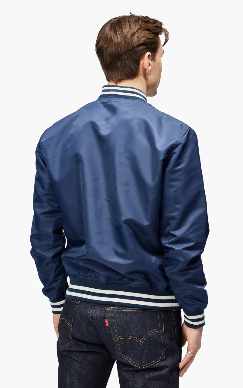 Schott NYC Princeton1 Varsity Jacket Midnight - Image 5